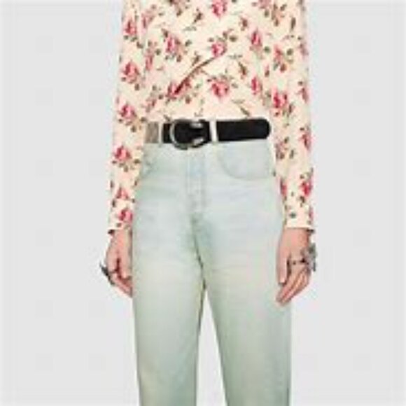 Gucci GG Supreme Dionysus Belt--Black Suede--85 cm - Picture 5 of 5